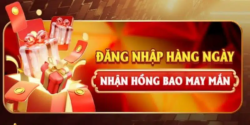 Khi đăng nhập mỗi ngày tại địa điểm này bạn sẽ có cơ hội nhận khuyến mãi