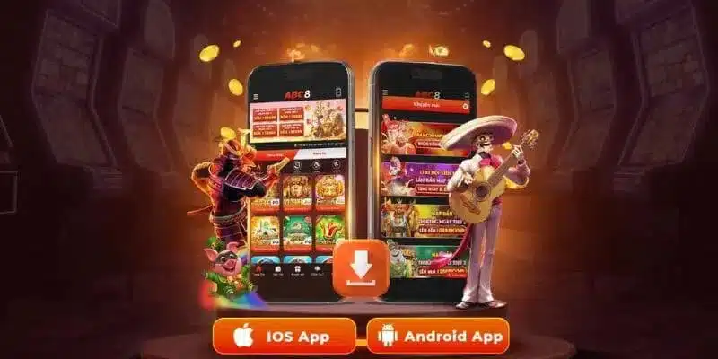 Người chơi lựa chọn tải app ABC8 về iOS để quá trình được bắt đầu